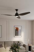 60" Ceiling Fan by Minka Aire - Norwynd Collection, Coal Finish - F821L-CL