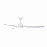 60" Ceiling Fan by Minka Aire - Norwynd Collection, Flat White Finish - F821L-WHF