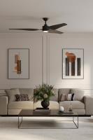 72" Ceiling Fan by Minka Aire - Norwynd Collection, Coal Finish - F822L-CL