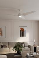 72" Ceiling Fan by Minka Aire - Norwynd Collection, Flat White Finish - F822L-WHF