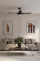 56" Ceiling Fan by Minka Aire - Soarin Collection, Coal Finish - F892L-CL