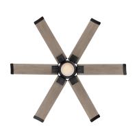 56" Ceiling Fan by Minka Aire - Soarin Collection, Coal Finish - F892L-CL/AO