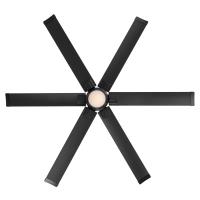 72" Ceiling Fan by Minka Aire - Soarin Collection, Coal Finish - F893L-CL