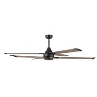 72" Ceiling Fan by Minka Aire - Soarin Collection, Coal Finish - F893L-CL/AO