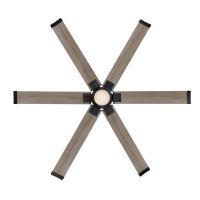 72" Ceiling Fan by Minka Aire - Soarin Collection, Coal Finish - F893L-CL/AO