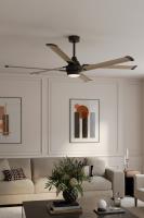 72" Ceiling Fan by Minka Aire - Soarin Collection, Coal Finish - F893L-CL/AO