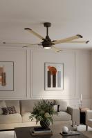 72" Ceiling Fan by Minka Aire - Soarin Collection, Dark Bronze Finish - F893L-DB/WTO