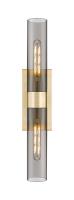 Two Light Bath Vanity by Innovations - Downtown Urban Collection, Champagne Bronze Finish - 617-2W-CB-G617-11SM