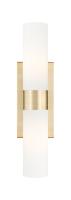 Two Light Bath Vanity by Innovations - Downtown Urban Collection, Champagne Bronze Finish - 617-2W-CB-G617-8WH