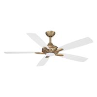 52" Ceiling Fan by Minka Aire - Dyno Collection, Brushed Brass Finish - F1000-BBR/ALW