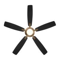 60" Ceiling Fan by Minka Aire - Dyno Collection, Brushed Brass Finish - F1001-BBR/CL