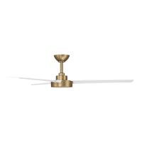 52" Ceiling Fan by Minka Aire - Roto Collection, Brushed Brass Finish - F524-BBR/ALW