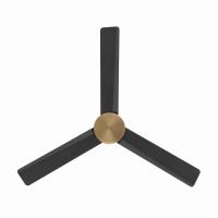52" Ceiling Fan by Minka Aire - Roto Collection, Brushed Brass Finish - F524-BBR/CL