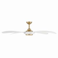 60" Ceiling Fan by Minka Aire - Mortyn Collection, Legacy Brass Finish - F698L-LBR/ALW
