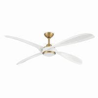 60" Ceiling Fan by Minka Aire - Mortyn Collection, Legacy Brass Finish - F698L-LBR/ALW