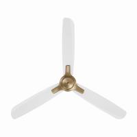 52" Ceiling Fan by Minka Aire - Rudolph Collection, Brushed Brass Finish - F727-BBR/ALW