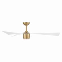 52" Ceiling Fan by Minka Aire - Elavan Collection, Legacy Brass Finish - F744L-LBR/ALW