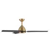54" Ceiling Fan by Minka Aire - Java Collection, Legacy Brass Finish - F753-LBR/CL