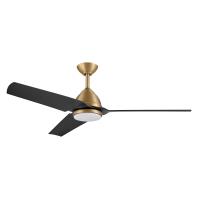 54" Ceiling Fan by Minka Aire - Java Collection, Legacy Brass Finish - F753L-LBR/CL