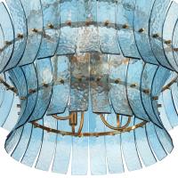 Eight Light Chandelier by Crystorama - Abigail Collection, Aged Brass Finish - ABI-2005-AG-BL