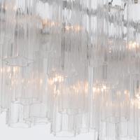 16 Light Linear Chandelier by Crystorama - Addis Collection, Polished Chrome Finish - ADD-337-CH-CL