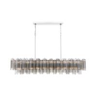 16 Light Linear Chandelier by Crystorama - Addis Collection, Polished Chrome Finish - ADD-337-CH-SM