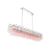 16 Light Linear Chandelier by Crystorama - Addis Collection, Polished Chrome Finish - ADD-337-CH-SP