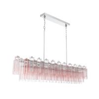 16 Light Linear Chandelier by Crystorama - Addis Collection, Polished Chrome Finish - ADD-337-CH-SP