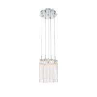 LED Pendant by Crystorama - Addis Collection, Polished Chrome Finish - ADD-405-CH-CL