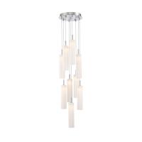 LED Pendant by Crystorama - Addis Collection, Polished Chrome Finish - ADD-405-CH-WH