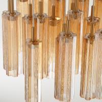 LED Pendant by Crystorama - Addis Collection, Aged Brass Finish - ADD-415-AG-AM