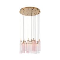 LED Pendant by Crystorama - Addis Collection, Aged Brass Finish - ADD-415-AG-SP