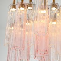 LED Pendant by Crystorama - Addis Collection, Aged Brass Finish - ADD-415-AG-SP