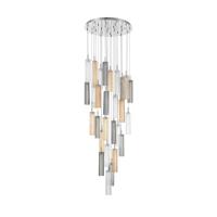 LED Pendant by Crystorama - Addis Collection, Polished Chrome Finish - ADD-415-CH-AU