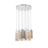 LED Pendant by Crystorama - Addis Collection, Polished Chrome Finish - ADD-415-CH-AU