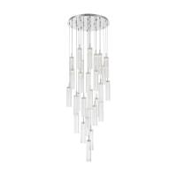 LED Pendant by Crystorama - Addis Collection, Polished Chrome Finish - ADD-415-CH-CL