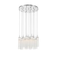 LED Pendant by Crystorama - Addis Collection, Polished Chrome Finish - ADD-415-CH-CL