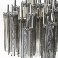 LED Pendant by Crystorama - Addis Collection, Polished Chrome Finish - ADD-415-CH-SM