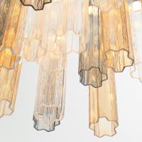 LED Pendant by Crystorama - Addis Collection, Aged Brass Finish - ADD-423-AG-AU