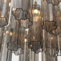 LED Pendant by Crystorama - Addis Collection, Aged Brass Finish - ADD-423-AG-SM