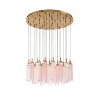 LED Pendant by Crystorama - Addis Collection, Aged Brass Finish - ADD-423-AG-SP