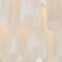 LED Pendant by Crystorama - Addis Collection, Aged Brass Finish - ADD-423-AG-WH