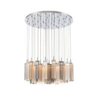 LED Pendant by Crystorama - Addis Collection, Polished Chrome Finish - ADD-423-CH-AU