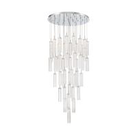 LED Pendant by Crystorama - Addis Collection, Polished Chrome Finish - ADD-423-CH-CL