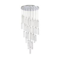 LED Pendant by Crystorama - Addis Collection, Polished Chrome Finish - ADD-423-CH-CL