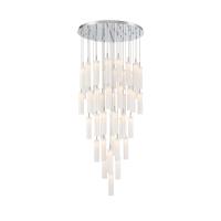 LED Pendant by Crystorama - Addis Collection, Polished Chrome Finish - ADD-423-CH-WH