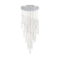 LED Pendant by Crystorama - Addis Collection, Polished Chrome Finish - ADD-423-CH-WH