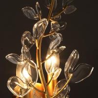 Two Light Wall Sconce by Crystorama - Bridget Collection, Soft Gold Finish - BGT-331-SG-CL