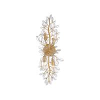 Four Light Wall Sconce by Crystorama - Bridget Collection, Soft Gold Finish - BGT-332-SG-CL