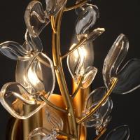 Four Light Wall Sconce by Crystorama - Bridget Collection, Soft Gold Finish - BGT-332-SG-CL